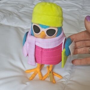 Wondershop Vibrant Bird Figurine-Merry- with Pink and Yellow Accents